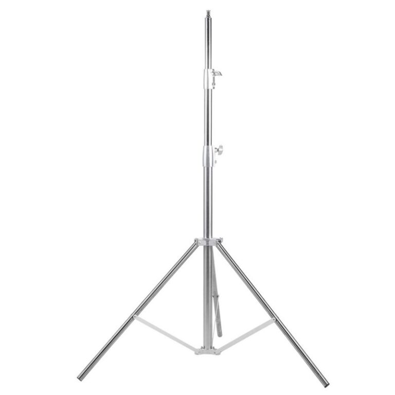 Silver Studio Light Stand