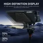 FEELWORLD TP16 16 Inch Folding Teleprompter Supports up to 16" Tablet Horizontal Vertical Prompting