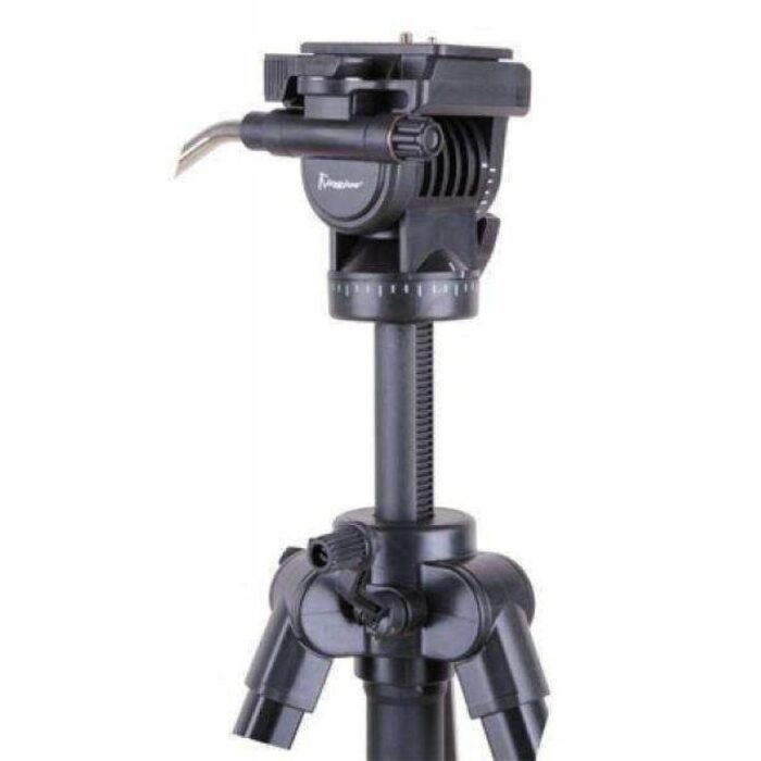 Kingjoy VT-1500 lightweight professional video tripod & VT-1510 fluid drag pan head-3 section