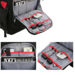 Yaxiumei Large DSLR Camera Trolley Bag with Wheels - Perfect for Travel