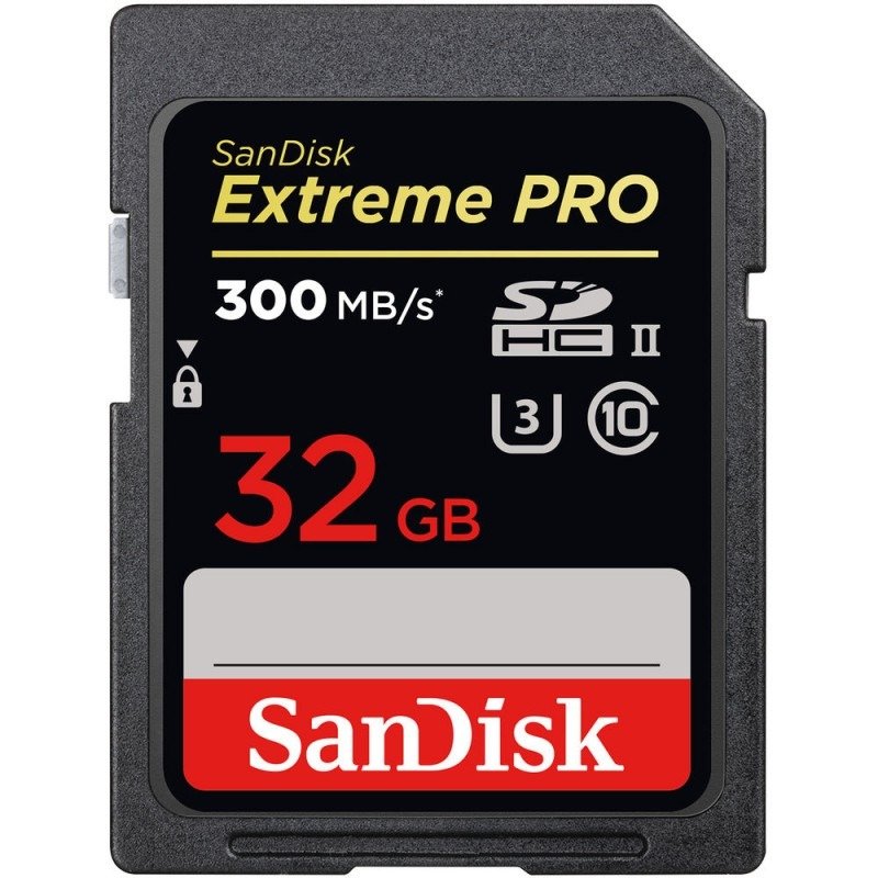 SanDisk 32GB Extreme PRO UHS-II SDHC Memory Card for Professional Photography and 4K Video Capture