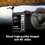 Lexar Professional UHS-II 1667x 128GB SDXC Memory Card for 4K Video