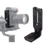 Vertical Plate L Bracket Mount for DSLR Camera - Gimbal Stabilizer, Tripod, Monopod Compatible