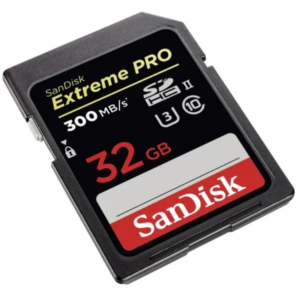 SanDisk 32GB Extreme PRO UHS-II SDHC Memory Card for Professional Photography and 4K Video Capture