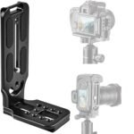 Vertical Plate L Bracket Mount for DSLR Camera - Gimbal Stabilizer, Tripod, Monopod Compatible