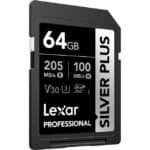 Lexar SD Silver Plus UHS-1 64GB V30 Memory Card