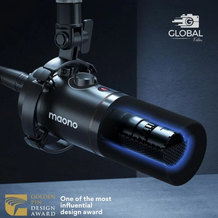 MAONO PD200X USB/XLR Podcast Microphone with Dynamic Capsule and RGB Lighting, Streaming, and Voiceovers