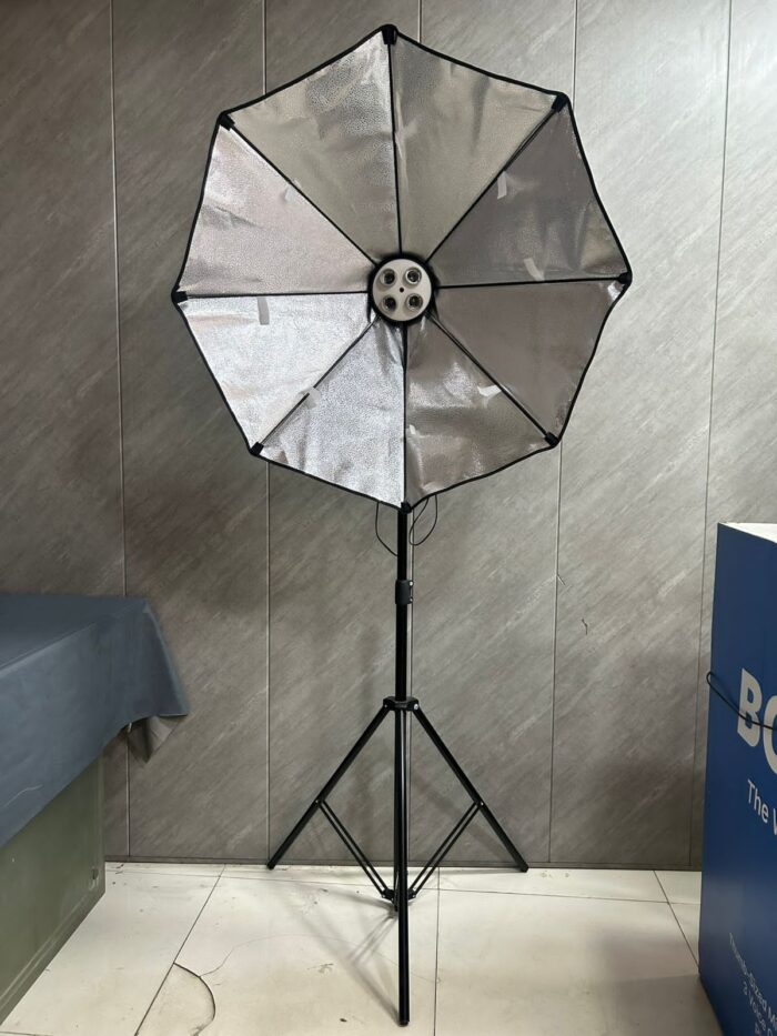 Professional 4-Bulb Holder Light Kit with 90cm Octobox Softbox – Ultimate 4-in-1 Studio Lighting Setup - Image 2