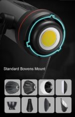 TRIOPO Mars M200Bi 200W Bi-Color LED Video Light – Professional Studio Lighting in Pakistan - Image 5